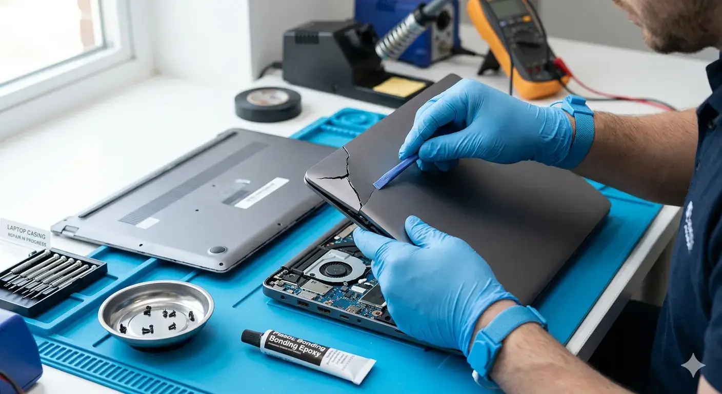 Laptop Casing Repair & Cracked Case Fix